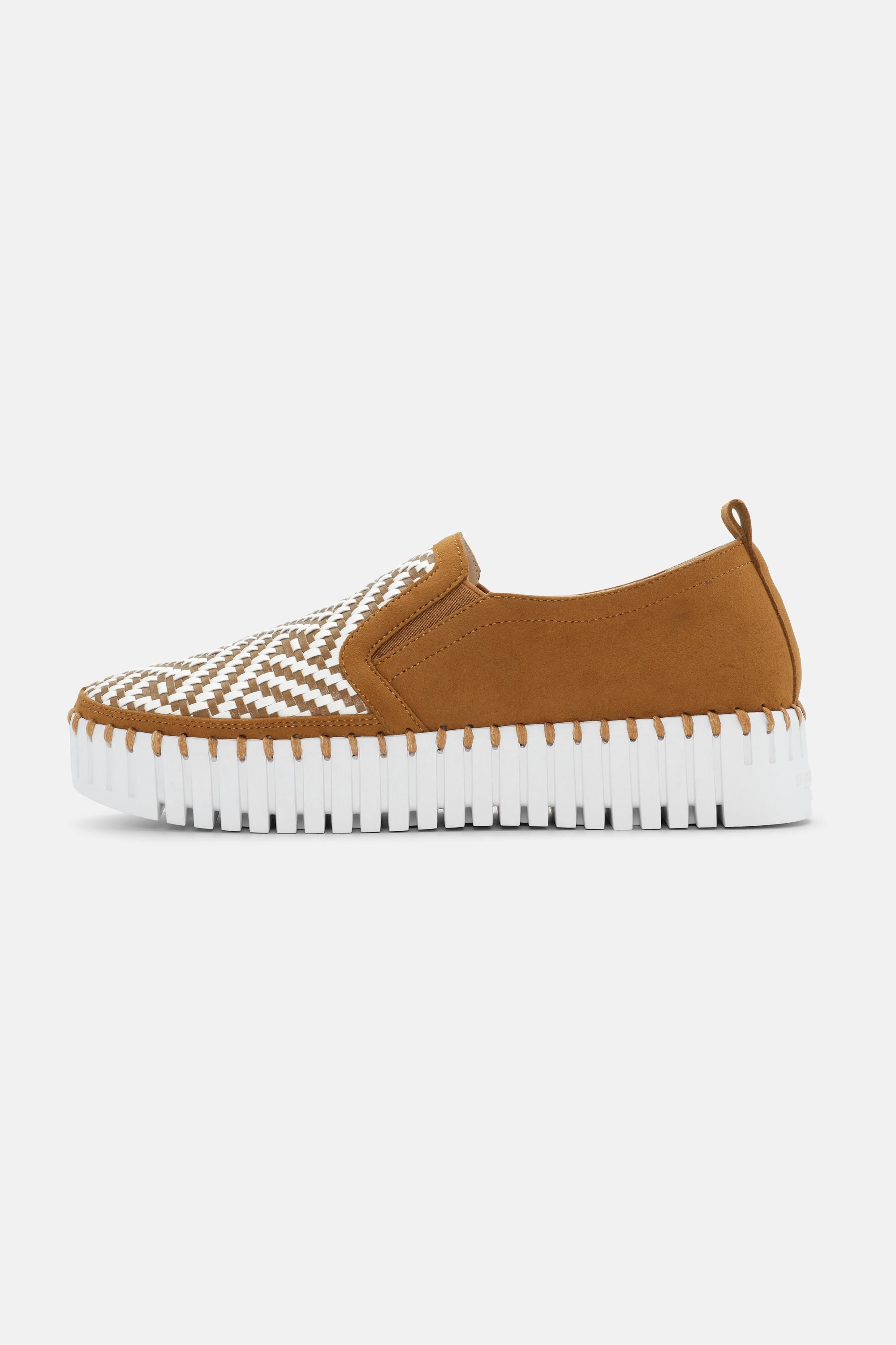 Platform Tulip Sko - Cashew White
